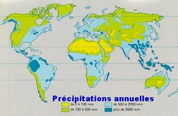 La pluie dans le monde